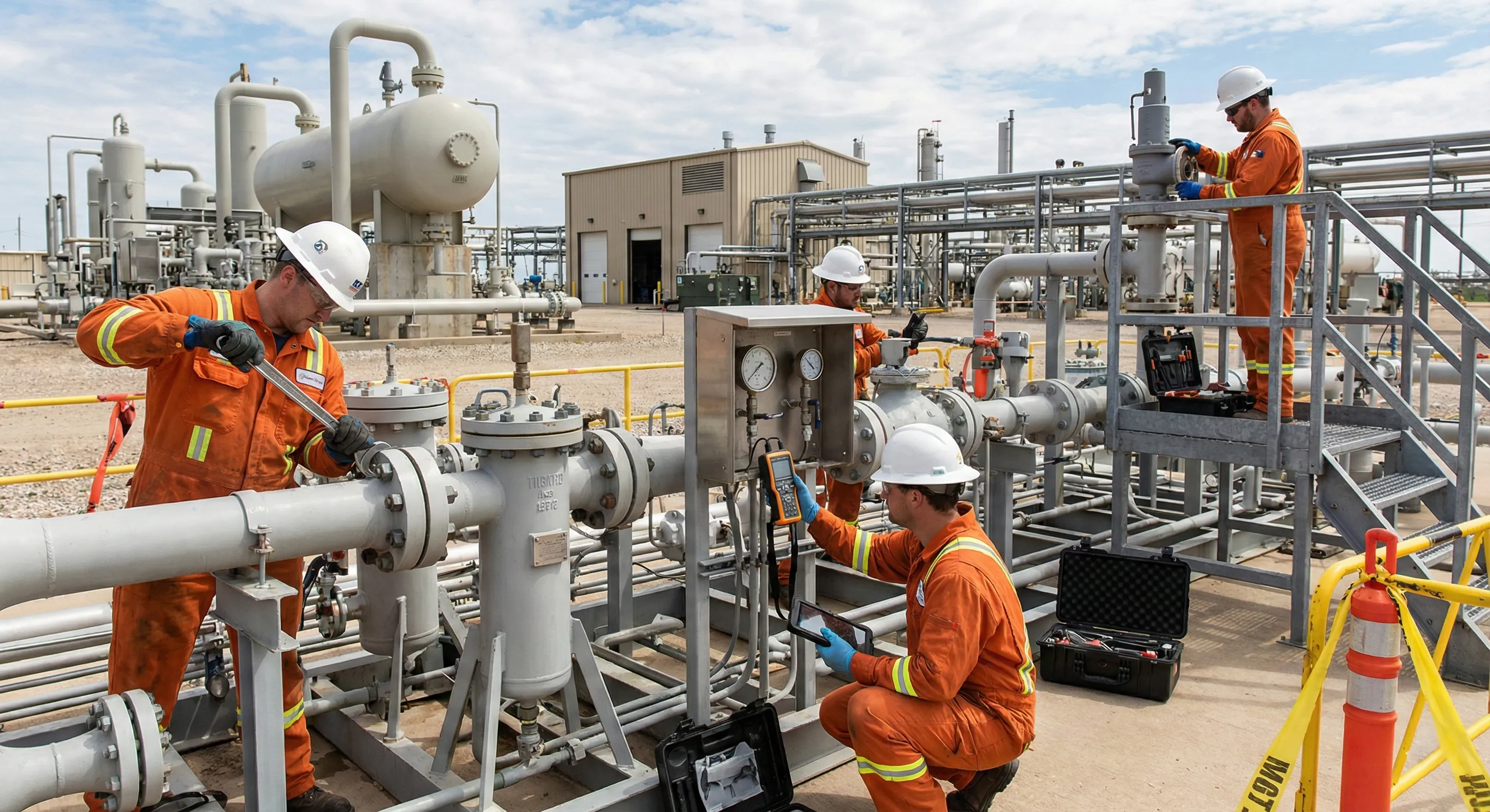 Ingeniero de Oil & Gas sonriendo